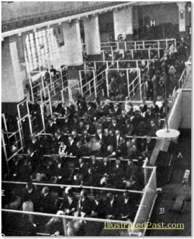 Receiving Hall at Ellis Island