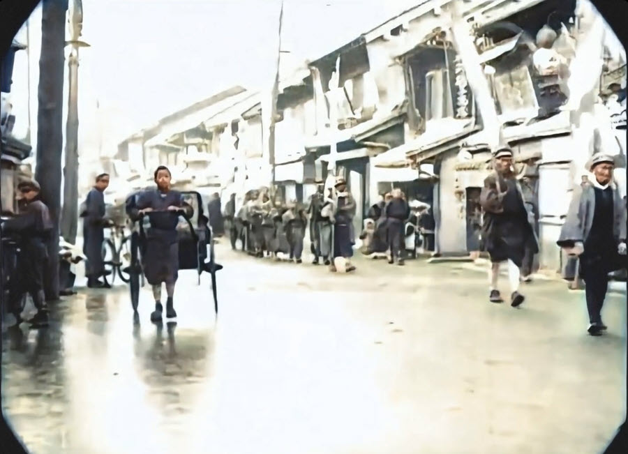 Japanese rickshaw