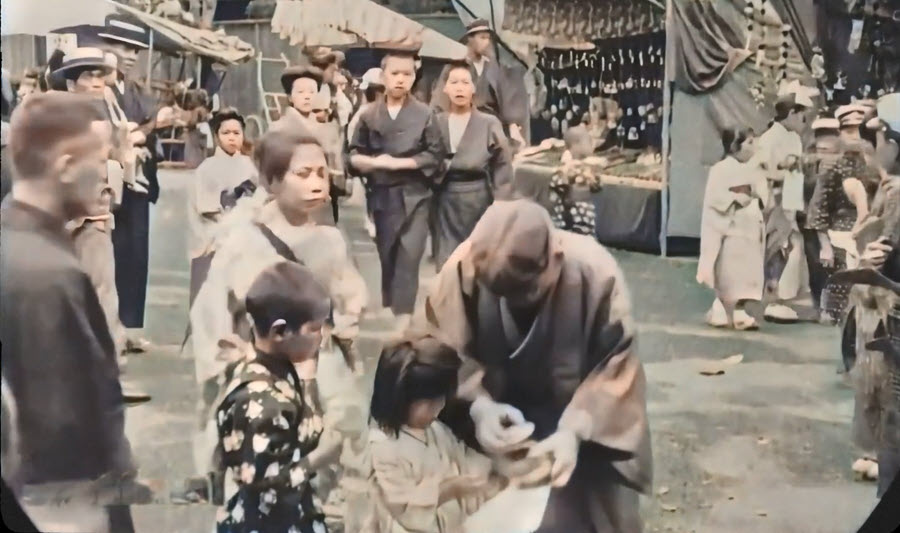 Japan street vendor stalls