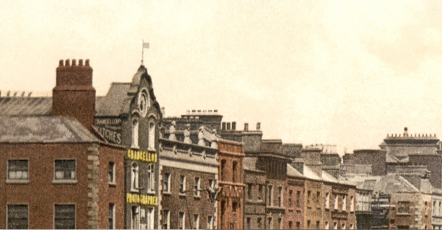 Rooftops of buildings. Dublin Ireland