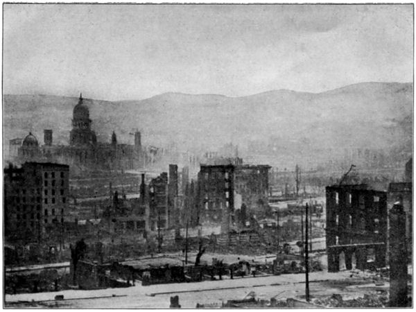 The San Francisco Earthquake: a view of the ruined city.