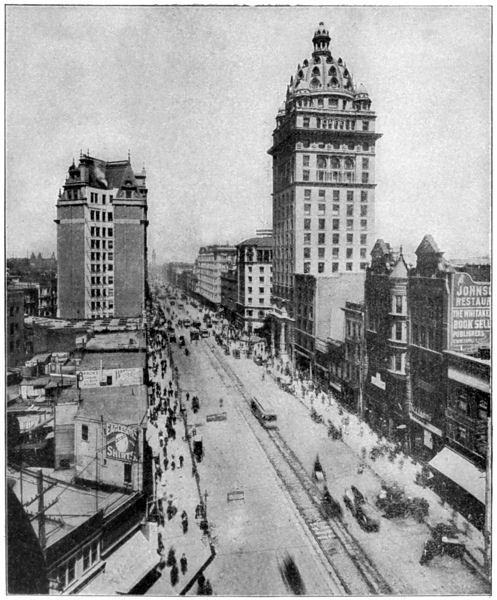 San Francisco Earthquake - Looking Toward the Ferry from Vallejo Street