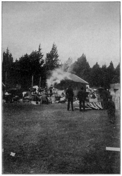 Camp Kitchen in a Refugee Camp After the Earthquake