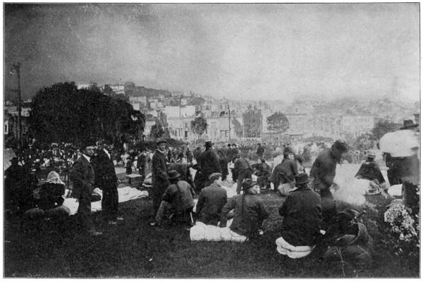 Refugees from San Francisco's China Town