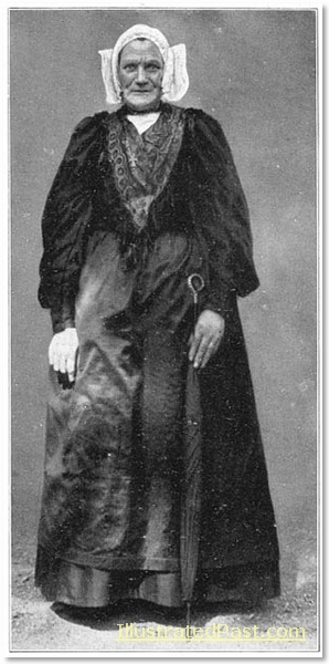 Dutch Woman With Square Cap