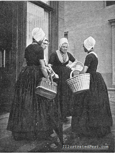 Dutch Housewives Out Shopping