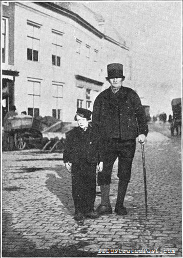 A Grandfather and His Grandson