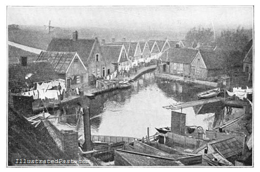 The Dutch Village of Volendam, in 1906.