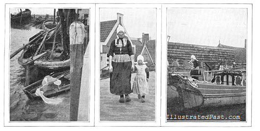 Women Working and Caring for Children - Holland, 1906