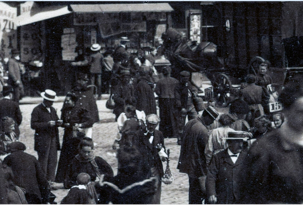 Street Level of a Paris Street 1898