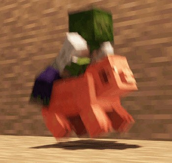 minecraft pig racing