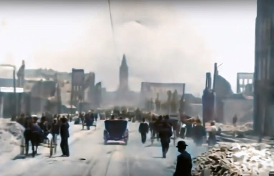 Aftermath of the San Francisco Earthquake - Footage by the Miles Brothers, 1906