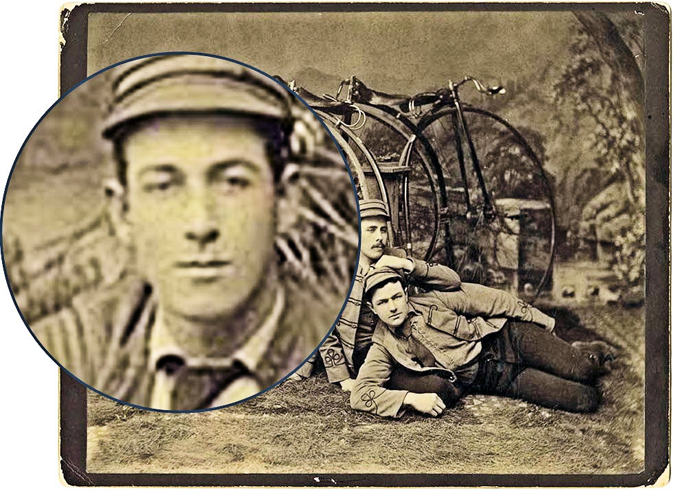 Closeup 2 - A member of the Wheelmen